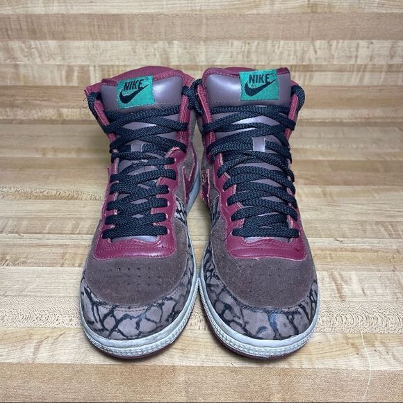 2008 Nike Terminator Hi Premium Dark Oak Shoes Size 7.5  307893-261 RARE main image 7